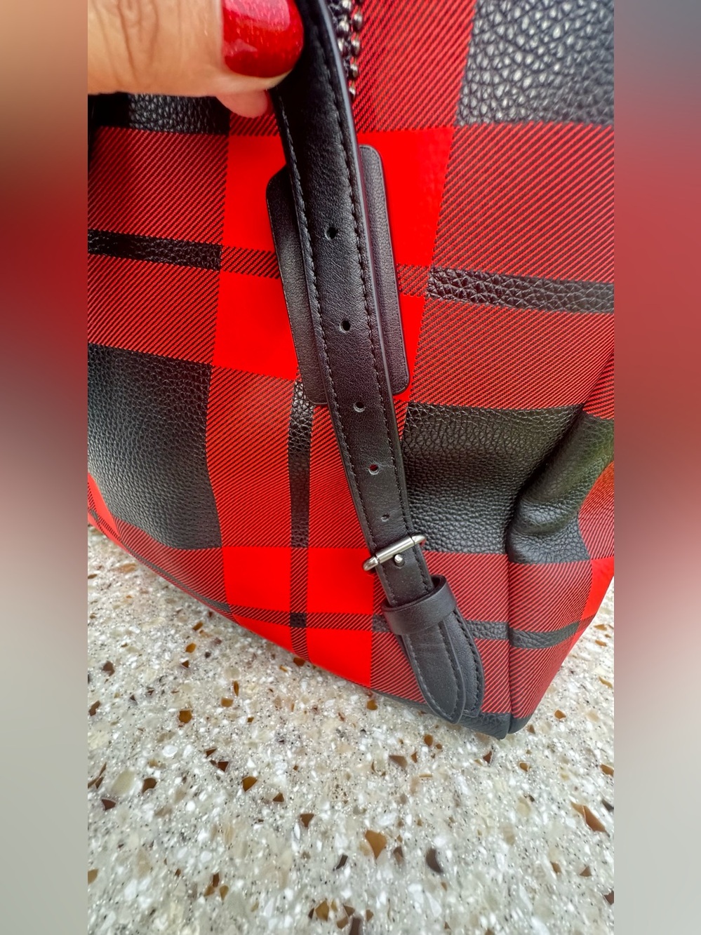Coach Turnlock Tie Rucksack Backpack - Picture 13 of 16